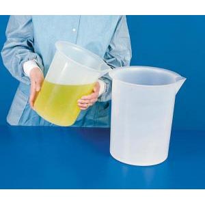 Large Volume Polypropylene Beakers. Non-Graduated