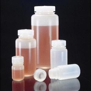 Disposable HDPE Wide-Mouth Sample Bottles. Nalgene