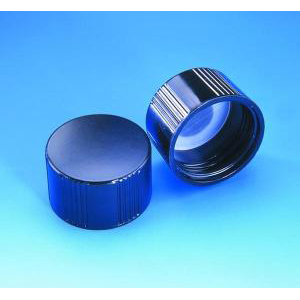 Black Plastic Screw Caps with PE Liners