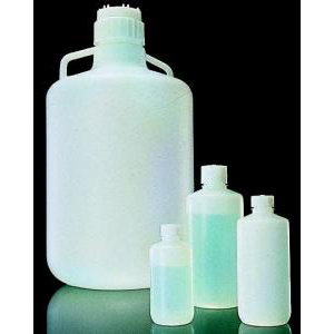 Fluorinated HDPE Graduated Carboys w/Handles. Nalgene