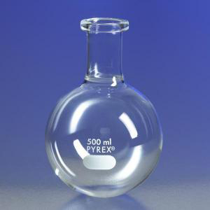 PYREX® Round Bottom Boiling Flasks w/Short Ring Neck