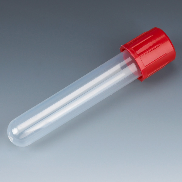 Test Tube with Attached Color Screw Cap