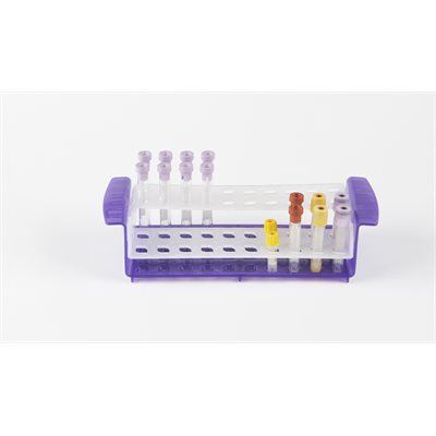 10-17mm Multi Tube Rack, Natural/Purple