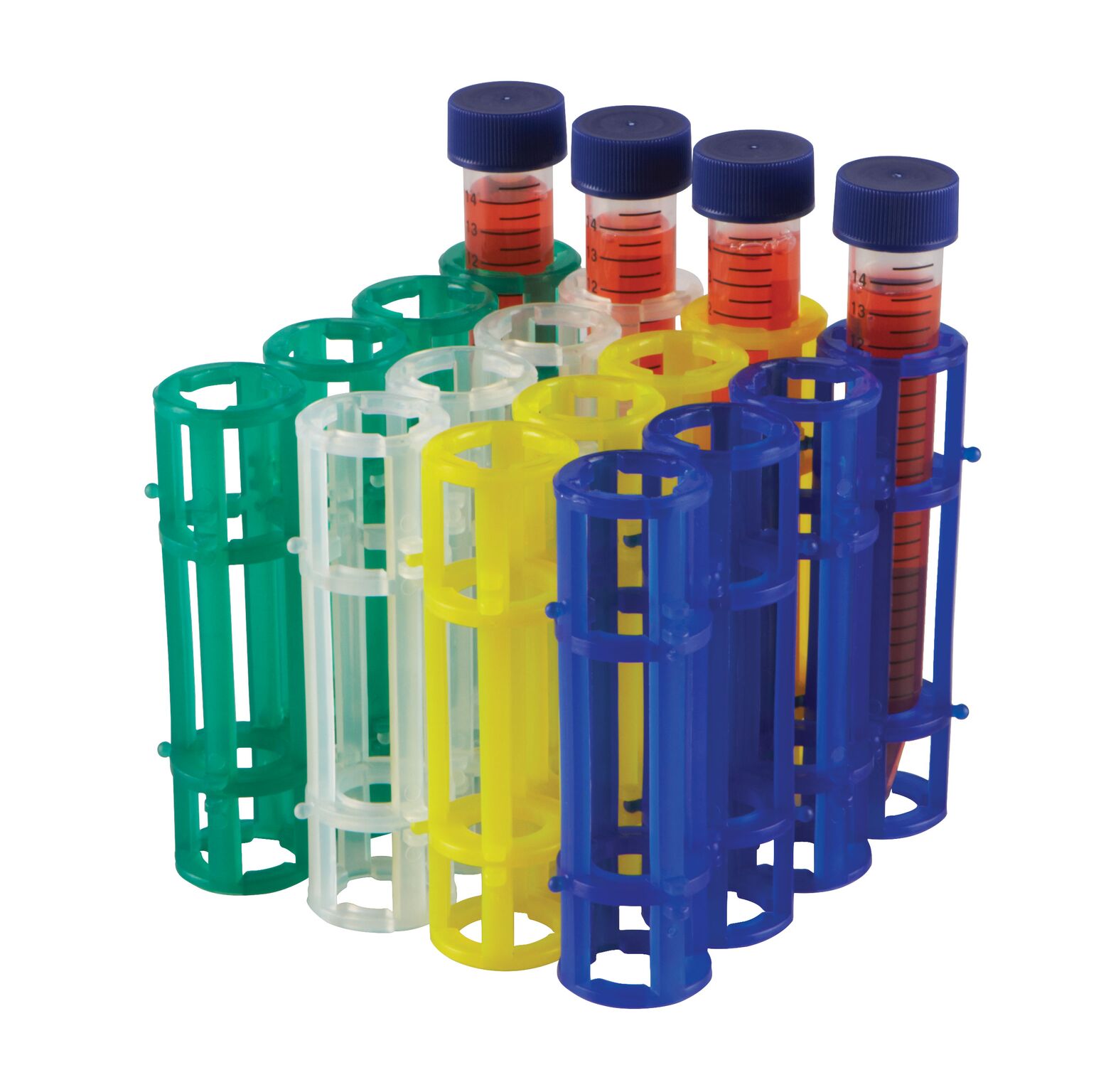 Chain Tube Rack, 5mL, 15mL, 17mm, Assorted