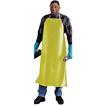 Apron, Neoprene, 35"X45",Yellow, Large