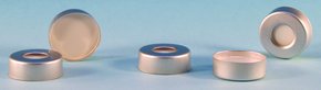 Crimp seals with PTFE/Silicone Septa