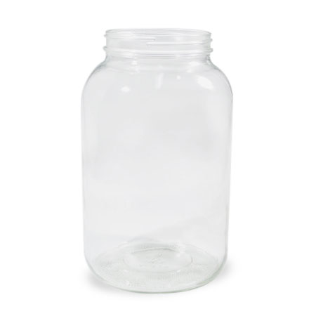 Flint Glass Wide Mouth Jar