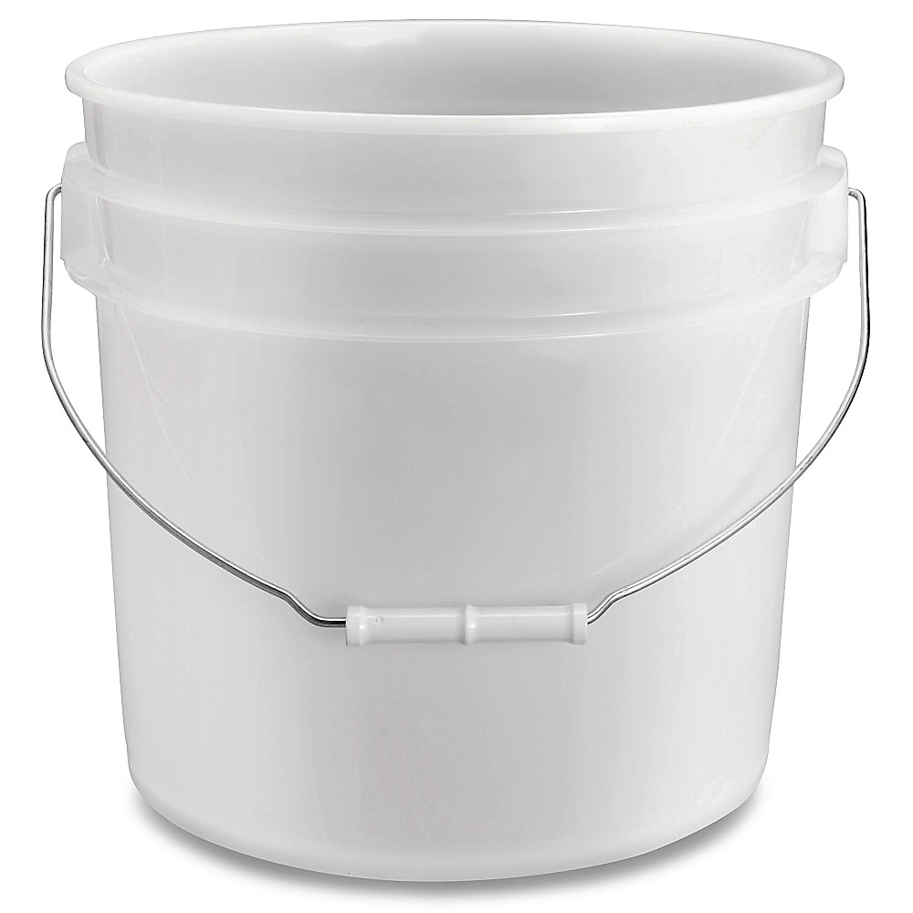 Plastic Pail - 2 Gallon, White