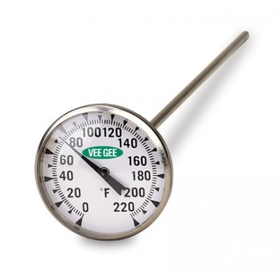 .75 in Dial Thermometer 0 to 220°F