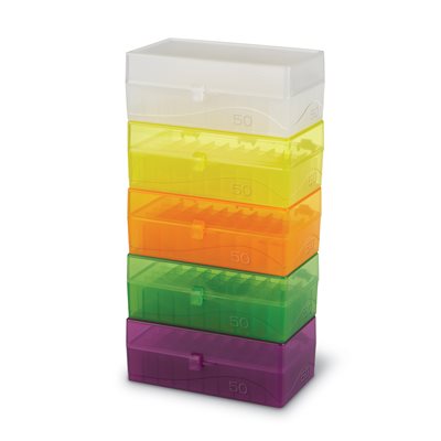 50-Well Hinged Tube Storage Box