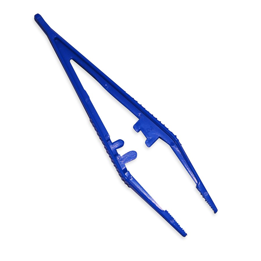 Forceps Plastic Blue