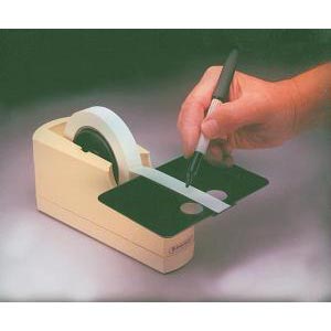 Write-On Label Tape Dispenser