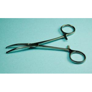 Rochester Ochsner Hemostatic Forceps, Curved. Stainless Steel