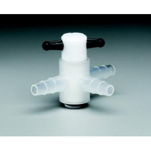 Polypropylene Three-Way Stopcocks w/PTFE Plug