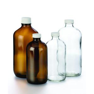 Boston Round Bottles, Precleaned