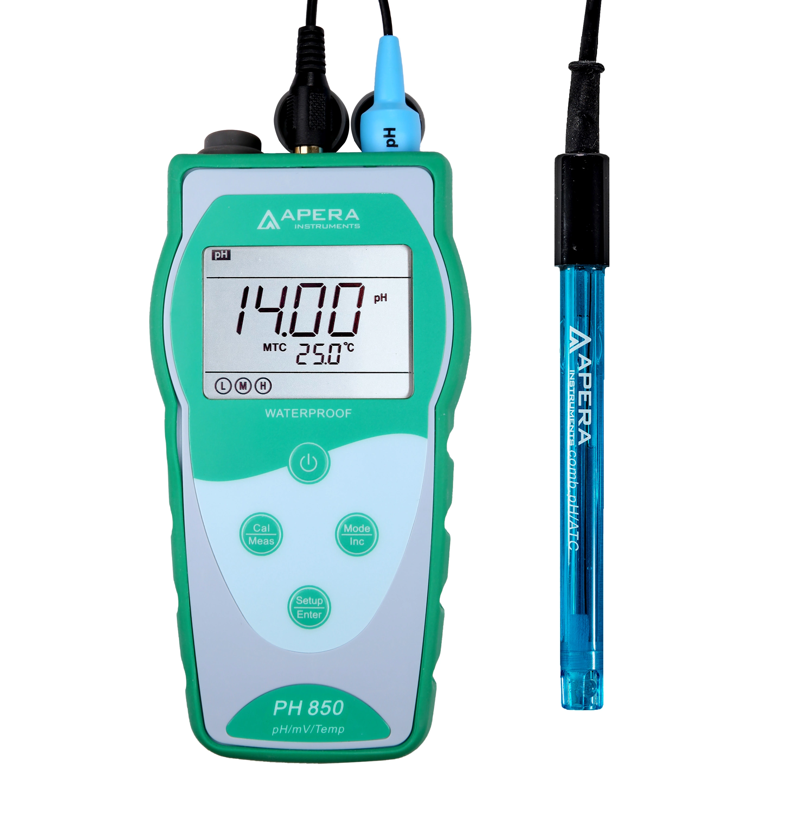 Portable pH Meter Kit