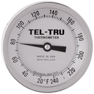 Dial Thermometers, 3" Face with 4" Stem