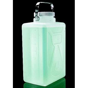 Autoclavable Rectangular Carboys w/SS Handles. Nalgene