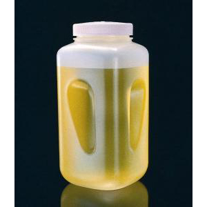 Large Wide-Mouth Square Bottles, Polypropylene. Nalgene