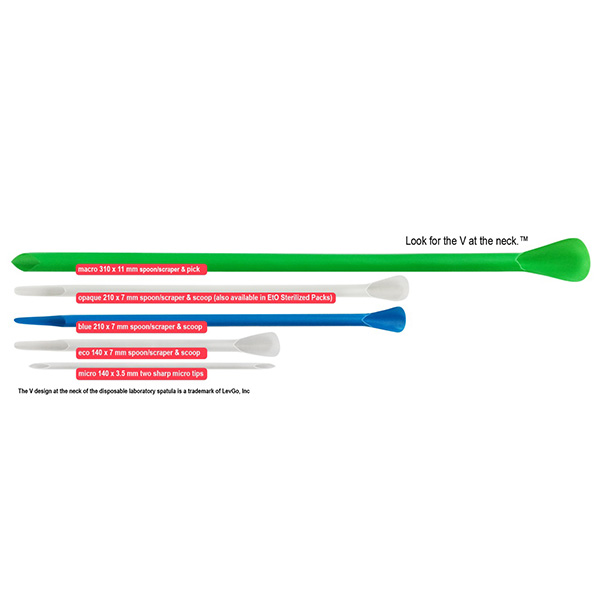 LevGo® smartSpatula® Multpurpose Disposable Laboratory Spatula