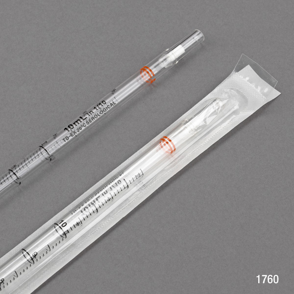 Serological pipette,10mL,25/pk