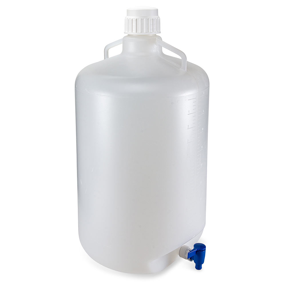 Carboy with Spigot, LDPE, 50 Liter