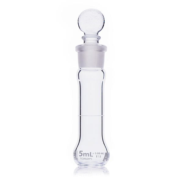 Flask, Volumetric, Globe Glass, 5mL