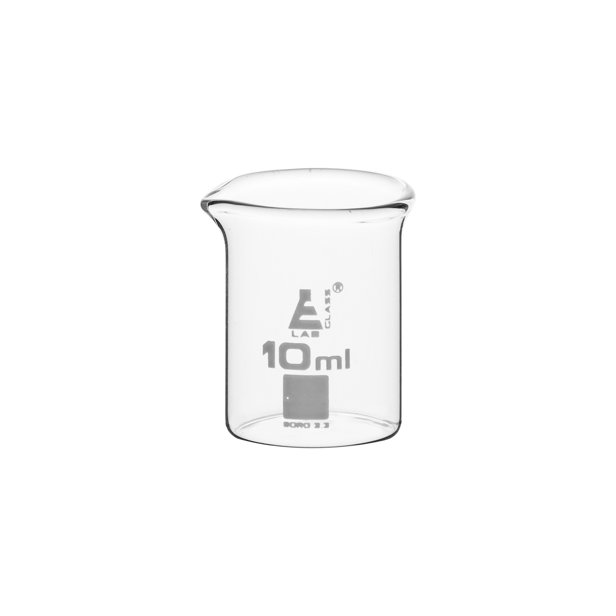 Eisco Labs Low Form Glass Beaker with White Graduations