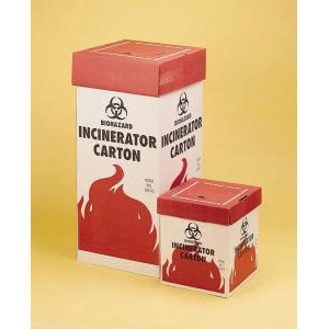 Biohazard Incinerator Cartons